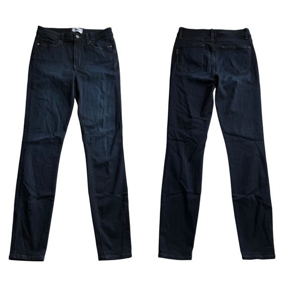 PAIGE Hoxton Ultra Skinny Jeans Denim Dark Blue Size 28 Mona W2120 29.5L - Picture 9 of 9